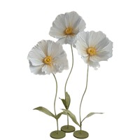 Fleurs décoratives de luxe modernes et réalistes pour événements, lotus géant en papier fait main, fleur en mousse avec tige et base, toile de fond pour mariage et événements