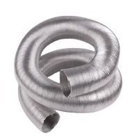 Conduit souple en aluminium à lame flexible pour ventilation à haute température, électrique, personnalisable OEM, 110-240V, garantie 3 ans