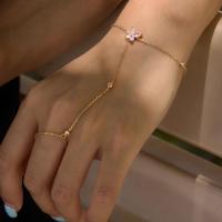 Ensemble collier et bracelet pour femme en acier inoxydable plaqué or 18 carats, couleur or et argent, avec fermoir croisé simple et élégant, style européen et américain