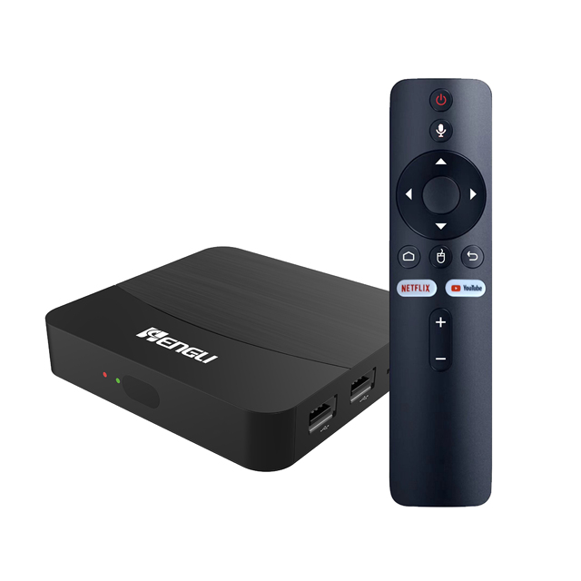 Manufacturer Wholesale Android OTT TV Box 4K Smart Streaming Device with Quad Core Processor 4K Ultra HD Picture Quality