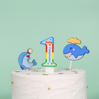 Vente en gros d'offre spéciale numéro 0 ~ 9 coloré joyeux anniversaire numéro bougie gâteau fournitures de décoration de fête de mariage