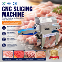 Machine à découper et à trancher la viande ZEKO, robuste, à commande numérique, pour viande fraîche, volaille, poisson, épaisseur réglable, équipement alimentaire industriel