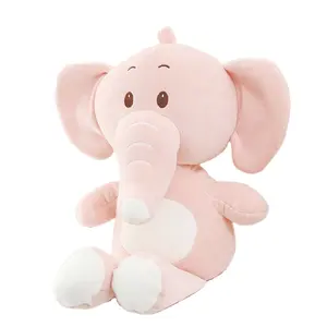 Le cadeau d'anniversaire le plus populaire poupée en peluche oreiller mignon dessin animé éléphant jouet en peluche