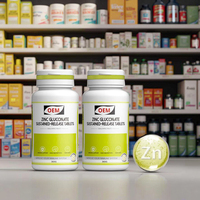 Comprimés de gluconate de zinc à libération prolongée, marque privée OEM, compléments alimentaires, soutient le système immunitaire
