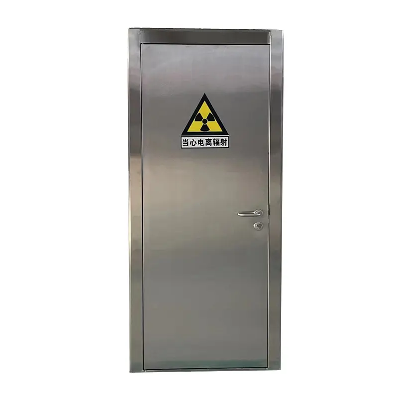 Puerta automática con blindaje contra radiación, puertas herméticas médicas, puertas blindadas con revestimiento de plomo