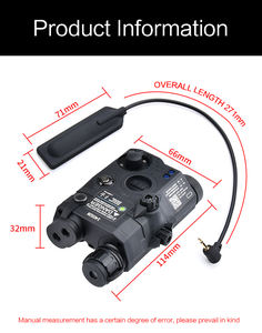 เลเซอร์ยุทธวิธี <span class=keywords><strong>PEQ</strong></span> <span class=keywords><strong>15</strong></span> สีแดง แสงขาว และแสงอินฟราเรด สำหรับการล่าสัตว์กลางแจ้ง ใช้เป็นตัวชี้เป้าหมาย - Product Image 6