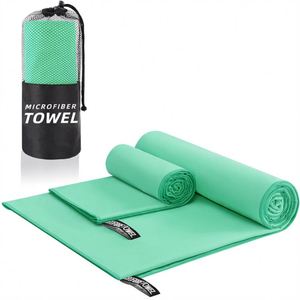 Customizable Microfiber Workout Sports Towel Quick-Dry Cooling Embroidered Logo Solid Rectangle Portable Camp - Product Image 4