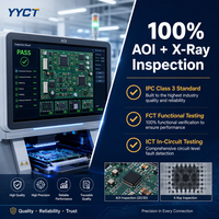 Entreprise de fabrication de circuits imprimés FR4 fiable, certifiée, épaisseur de plaque de 1,6 mm, finition ENIG, carte de commande OEM pour le contrôle industriel