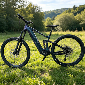 Bicicleta de Suspensión Completa de Fibra de Carbono Em10 29er 12 Velocidades, Bicicleta de Montaña M560 500w 48v con Batería de Litio, E-mtb Em10 (m6100/12s+m560/500w) - Product Image 2