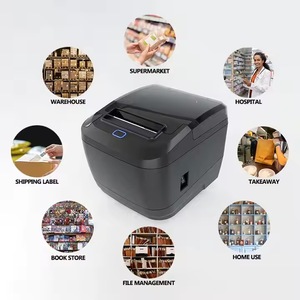Hongkai 80mm Auto Cutter Thermal Receipt Printer USB+LAN <strong>Interface</strong> CE/EU Certified 1-Year Warranty-POS Retail Use Stock 203dpi - Product Image 5