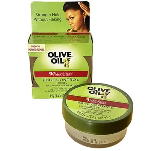 Заводская цена OEM оливковое масло воск для ухода за волосами и укладки приборы для мужчин и женщин 64 г Сияющий воск для ухода за волосами оптовая продажа