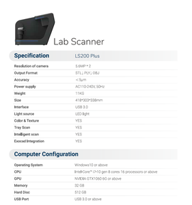 Nouveau <span class=keywords><strong>scanner</strong></span> de laboratoire dentaire BLZ, <span class=keywords><strong>scanner</strong></span> de bureau avec double caméra 5,6 MP, <span class=keywords><strong>scanner</strong></span> <span class=keywords><strong>3D</strong></span> - Product Image 5