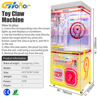 Machine de jeu d'arcade grue à monnayeur, modèle très demandé, pour attraper les jouets, pour enfants et adultes, pour divertissement intérieur