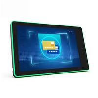10.1 İnç Android 11 Tablet LED Işık Çubuğu Duvara Monte RFID NFC Kapasitif Ekran Dokunmatik Toplantı Odası Rezervasyon Sistemi Tablet