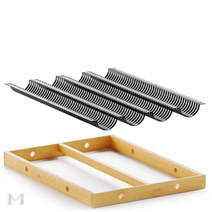 Organisateur de tiroir de support de dosette de café en bambou pour <span class=keywords><strong>Nespresso</strong></span> <span class=keywords><strong>Vertuo</strong></span> Capsule support en bambou plateau de <span class=keywords><strong>rangement</strong></span> pour <span class=keywords><strong>Nespresso</strong></span> - Product Image 2