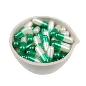 रंगीन औषधीय खाली हार्ड जिलेटिन कैप्सूल गोलियाँ आकार 00 0 1 2 3 4