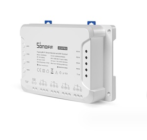 Interruptor inteligente <span class=keywords><strong>WIFI</strong></span> 4CH PRO R3 433Mhz/módulo inalámbrico de 4 bandas con Control remoto por voz compatible con Google Home Alexa 10A corriente máxima - Product Image 4