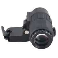 Lunette grossissante de haute qualité G43/G45 3X/5X en alliage d'aluminium, couleur noire/sable, optique de précision pour le tir en plein air et la chasse