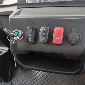 Voiturette de <span class=keywords><strong>golf</strong></span> électrique HLD en cuir et tissu, <span class=keywords><strong>4</strong></span> places, 60V AC, moteur 3.5KW, pour visites touristiques, scooter navette en acier - Product Image 4