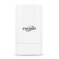 Venta al por mayor de fábrica: Puente CPE inalámbrico 2.4G 300Mbps 1KM con antena MIMO de 12dBi y PoE de 24V, compatible con un máximo de 16 cámaras IP para CCTV agrícola.