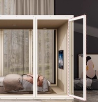 Cabine insonorisée moderne pour studio d'enregistrement, diffusion en direct, salle de studio à domicile, musique, espace privé, pods acoustiques de bureau
