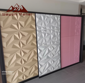 Los paneles de pared 3D de alta calidad a prueba de humedad de Wayon se utilizan para la decoración tridimensional de las paredes de la sala de estar. - Product Image 4