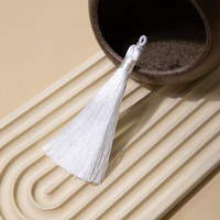 Handgemaakte stijlvolle lusvormige kwast hanger, kleurrijke decoratieve franje voor tassen, handtassen, sleutelhangers en cadeauverpakkingen