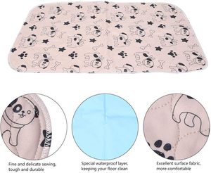 Almohadillas de orina para mascotas de entrenamiento de perros reutilizables de alta calidad, alfombrilla lavable impermeable para viajes, allanamiento de morada y entrenamiento - Product Image 5