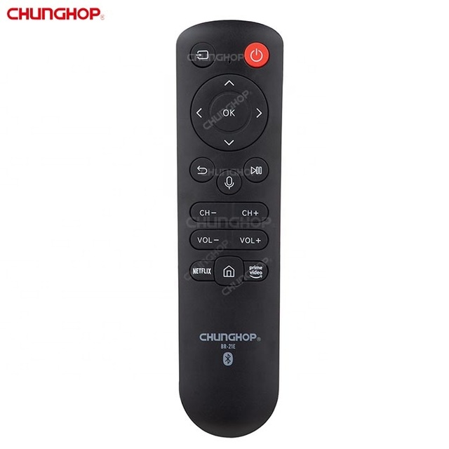 BR-21E Chunghop New Custom OEM Wireless Voice Smart TV Remote Control for Samsung