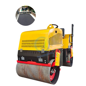 Piccolo Rullo Vibrante Stradale da 2 Tonnellate a Benzina per Asfalto e Terreno, Mini Vibro-Rullo Tandem - Product Image 2