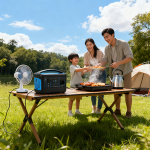 En Oferta, Estación de Energía Portátil de 600W 500Wh, Generador Solar de Onda Sinusoidal Pura con Batería de Iones de Litio, Puerto USB Tipo C para RV, Ideal para Viajes al Aire Libre - Product Image 5