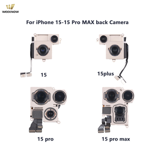 Caméra arrière pour <span class=keywords><strong>iPhone</strong></span> 12 <span class=keywords><strong>13</strong></span> 14 15 Pro Max 12 <span class=keywords><strong>13</strong></span> <span class=keywords><strong>Mini</strong></span> 14 15 Plus – Pièces détachées, objectif principal arrière, câble flexible, test de caméra arrière - Product Image 1