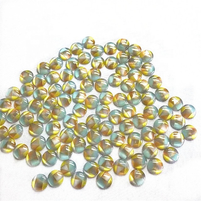 Opal cabochon Egg shape Natural polishing mixed colours gemstone
