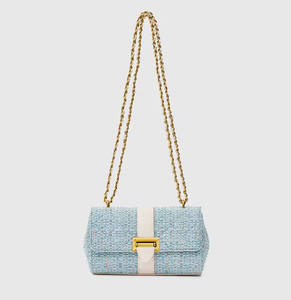 Sac à bandoulière en tissu fleuri personnalisé pour femmes, sac à chaîne tendance pour femmes, sac bandoulière - Product Image 6