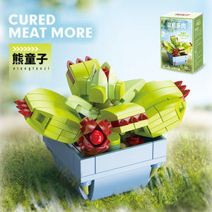 Offre Spéciale ABS plastiques MOC bricolage briques Rose tournesol <span class=keywords><strong>Bouquet</strong></span> immortel rempotage lys pissenlit fleur Mini blocs <span class=keywords><strong>de</strong></span> construction jouets - Product Image 3