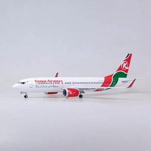 Modèle réduit d'<span class=keywords><strong>avion</strong></span> Boeing 737 de 47 cm de haute qualité <span class=keywords><strong>Kenya</strong></span> Airways avec éclairage LED, décoration de bureau en métal moulé sous pression, grand <span class=keywords><strong>avion</strong></span> - Product Image 4