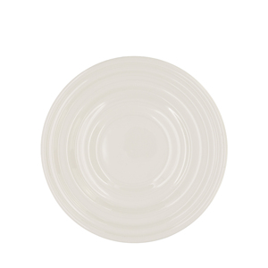 Piatto Piano UHINA 24 Cm in Ceramica Bianca per Servizio da Tavola - Product Image 1