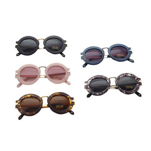 Maidis Round Frame Sunglasses UV400 Metal Frame Plastic Frame Gold Color Women Men Fashion Glasses - Product Image 3
