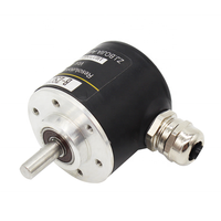 Codeur Rotatif Incrémental Magnétique à Arbre Solide Série ZSC3806, 38mm 6mm, 1000 Impulsions, pour Arbre d'Encodage
