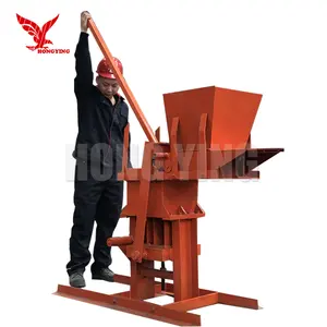 JZ-1 handmade mud clay interlocking brick making machine price