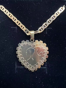 Collier tendance en acier inoxydable plaqué or 18 carats avec personnage de chat mignon de dessin animé, bijoux de mode pour femmes, cadeau - Product Image 4