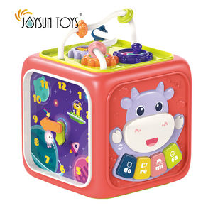 Montessori multi-fonction musique et lumière triez et <span class=keywords><strong>d</strong></span>écouvrez le <span class=keywords><strong>Cube</strong></span> <span class=keywords><strong>d</strong></span>'<span class=keywords><strong>activité</strong></span> jouets pour bébé de <span class=keywords><strong>6</strong></span> à 18 <span class=keywords><strong>mois</strong></span> - Product Image 2