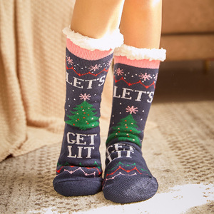 Vente en gros de bas de Noël de bonne qualité 2025 bas de Noël personnalisé par sublimation pour broderie - Product Image 4