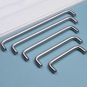 Solid Stainless Steel 304 201 Furniture <b>U</b> Shape Handle Kitchen Cabinet Pull Handles Kitchen Cupboard Handles - Product Image 1