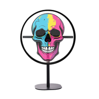 Ventilateur holographique 3D haute résolution 42 cm 384 LED dans un boîtier acrylique de 48 cm et un support de bureau, tout en un, projecteur holographique 3D