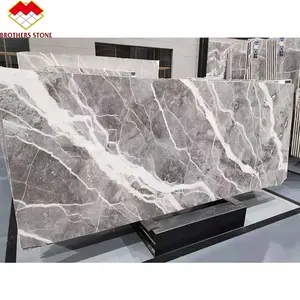 Mármol Gris Pietra de Italia, Precio Competitivo, Vetas Blancas Extremas, Mármol Gris Carcel para Revestimiento de Paredes, Pisos y Escaleras - Product Image 3