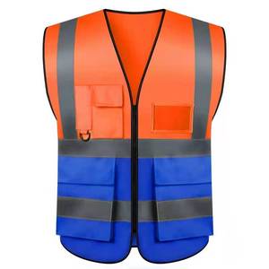Giubbotto ad alta visibilità Abbigliamento Da Lavoro di classe 2 riflettente giubbotto ad alta visibilità giubbotto di sicurezza di sicurezza con tasche - Product Image 5