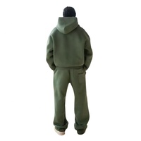 Ensemble de survêtement décontracté en coton pour homme, avec sweat à capuche et pantalon de jogging, par Custom Fundamentals