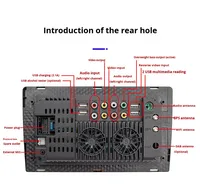 Radio para Auto Android 8163 al por Mayor, Pantalla OLED de 7/9/10 Pulgadas, Grabación Dual, Cámara para Tablero Delantera y Trasera, Reproductor de DVD para Auto con Activación Automática