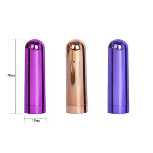 Premium IPX7 impermeabile vibratore proiettile 10 potenti modalità ABS con finitura metallizzata rosa/viola/oro USB ricaricabile - Product Image 3